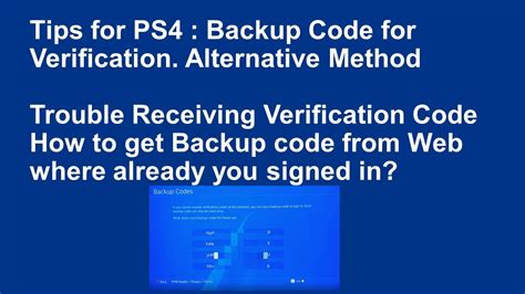 ps4 backup codes that work|free backup codes for ps4.